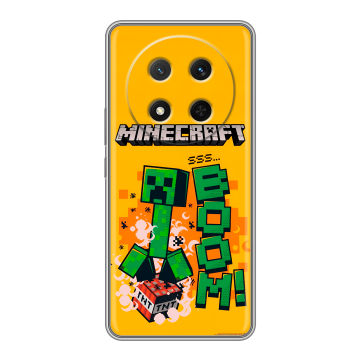 Силиконовый чехол на Honor X9c с принтом Майнкрафт Minecraft