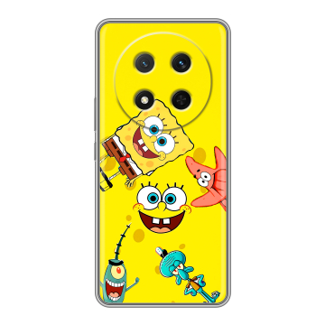 Силиконовый чехол на Honor X9c с принтом Спанч боб Спанчбоб