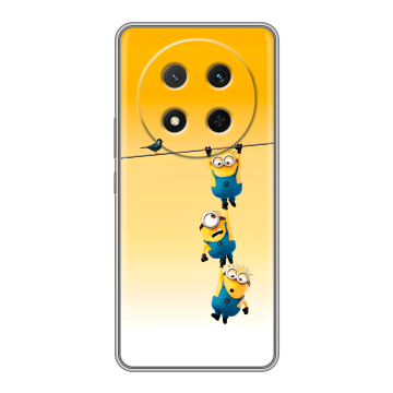 Силиконовый чехол на Honor X9c с принтом Миньоны