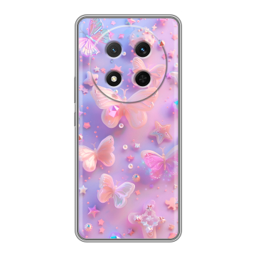 Силиконовый чехол на Honor X9c с принтом Бабочки