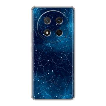 Силиконовый чехол на Honor X9c с принтом Космос звезды