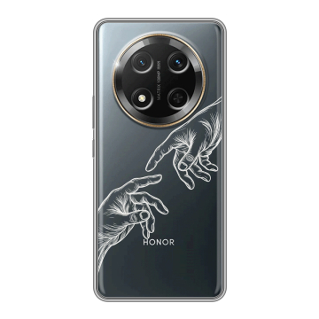 Силиконовый чехол на Honor X9c с принтом Сотворение мира