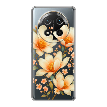 Силиконовый чехол на Honor X9c с принтом Цветы