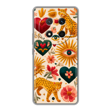 Силиконовый чехол на Honor X9c с принтом Модный принт