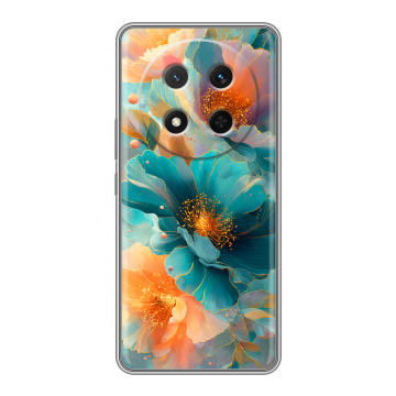 Силиконовый чехол на Honor X9c с принтом Цветы
