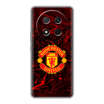 Силиконовый чехол на Honor X9c с принтом Manchester United
