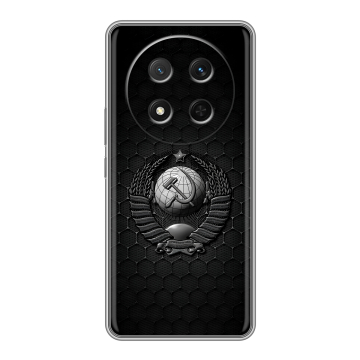 Силиконовый чехол на Honor X9c с принтом Герб Флаг СССР