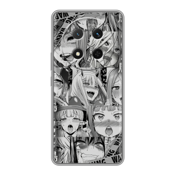 Силиконовый чехол на Honor X9c с принтом Ahegao Ахегао Аниме