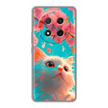 Силиконовый чехол на Honor X9c с принтом Красивый кот