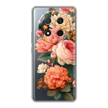 Силиконовый чехол на Honor X9c с принтом цветы