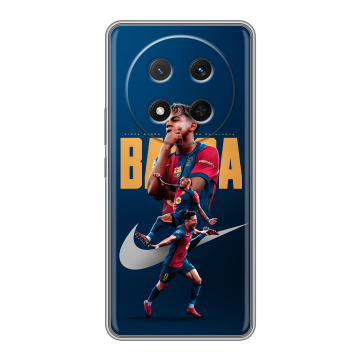 Силиконовый чехол на Honor X9c с принтом Барселона Barca Yamal 