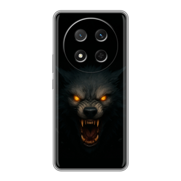 Силиконовый чехол на Honor X9c с принтом Волк