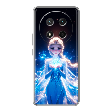 Силиконовый чехол на Honor X9c с принтом Холодное сердце Frozen
