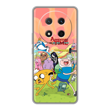 Силиконовый чехол на Honor X9c с принтом Adventure time Время приключений