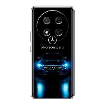 Силиконовый чехол на Honor X9c с принтом Mercedes Мерседес