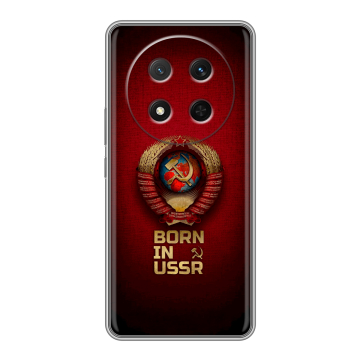 Силиконовый чехол на Honor X9c с принтом Флаг Герб СССР