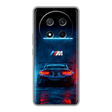 Силиконовый чехол на Honor X9c с принтом BMW БМВ