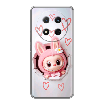 Силиконовый чехол на Honor X9c с принтом Labubu Лабубу
