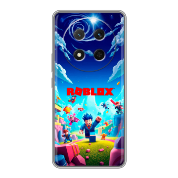 Силиконовый чехол на Honor X9c с принтом Roblox Роблокс