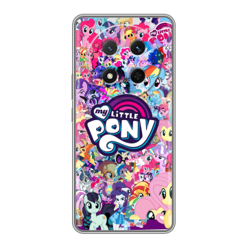 Силиконовый чехол на Honor X9c с принтом My little pony Дружба чудо