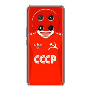 Силиконовый чехол на Honor X9c с принтом Флаг Герб СССР
