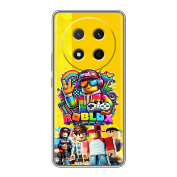 Силиконовый чехол на Honor X9c с принтом Roblox Роблокс Силиконовый чехол на Honor X9c с принтом Roblox Роблокс