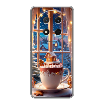 Силиконовый чехол на Honor X9c с принтом Новый год