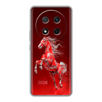 Силиконовый чехол на Honor X9c с принтом Новый год