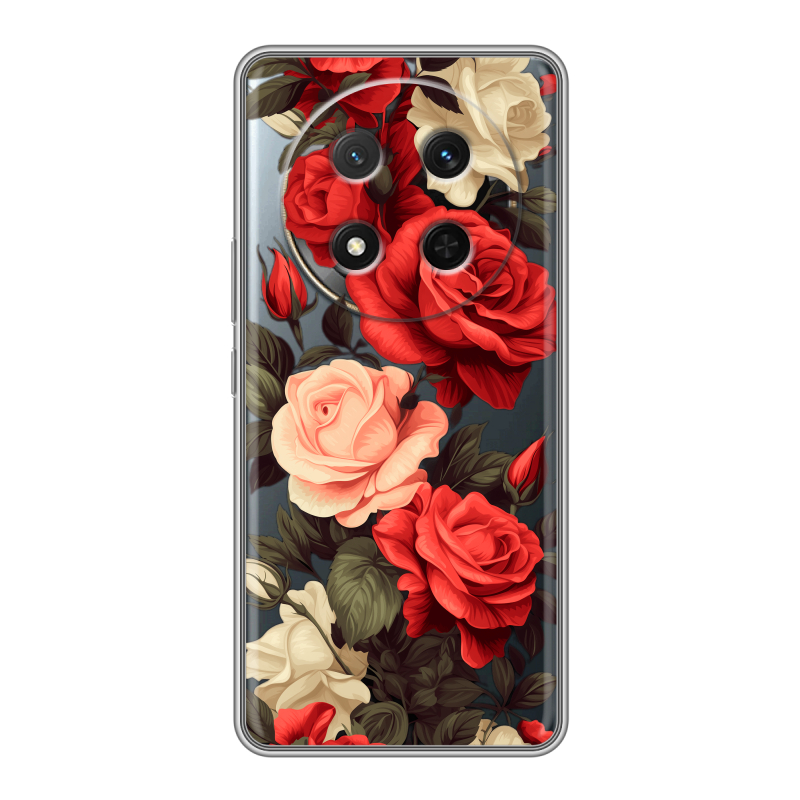 Силиконовый чехол на Honor X9c с принтом Розы Силиконовый чехол на Honor X9c с принтом Розы
