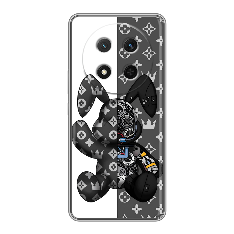 Силиконовый чехол на Honor X9c с принтом Луи робот Силиконовый чехол на Honor X9c с принтом Луи робот