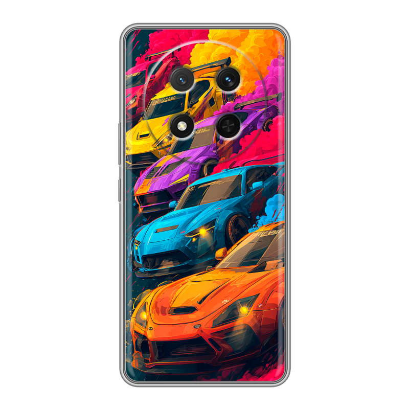Силиконовый чехол на Honor X9c с принтом Тачки Силиконовый чехол на Honor X9c с принтом Тачки