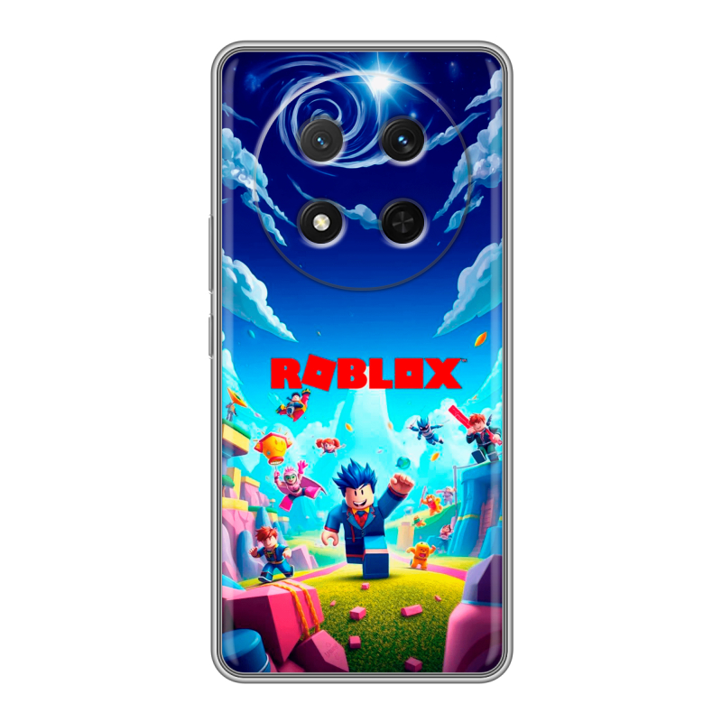 Силиконовый чехол на Honor X9c с принтом Roblox Роблокс Силиконовый чехол на Honor X9c с принтом Roblox Роблокс