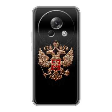 Силиконовый чехол на Meizu Lucky 08 с принтом Герб России