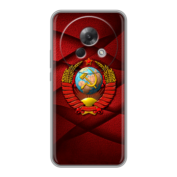 Силиконовый чехол на Meizu Lucky 08 с принтом Герб СССР