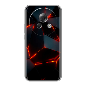 Силиконовый чехол на Meizu Lucky 08 с принтом Яркие абстракции