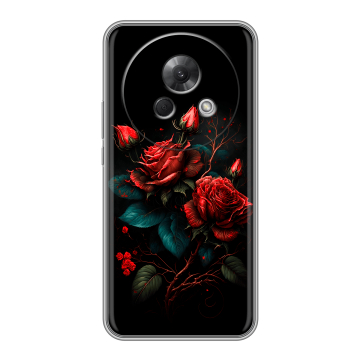 Силиконовый чехол на Meizu Lucky 08 с принтом Розы красные Силиконовый чехол на Meizu Lucky 08 с принтом Розы красные