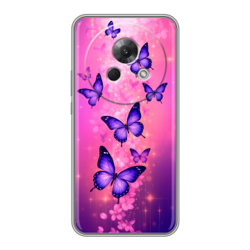 Силиконовый чехол на Meizu Lucky 08 с принтом Бабочки Силиконовый чехол на Meizu Lucky 08 с принтом Бабочки