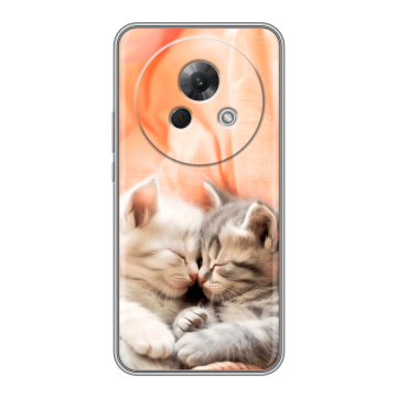 Силиконовый чехол на Meizu Lucky 08 с принтом Котята Силиконовый чехол на Meizu Lucky 08 с принтом Котята