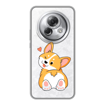 Силиконовый чехол на Meizu Lucky 08 с принтом Корги Силиконовый чехол на Meizu Lucky 08 с принтом Корги