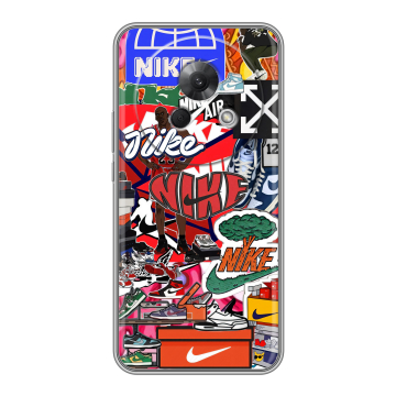 Силиконовый чехол на Meizu Lucky 08 с принтом Найк Nike яркий Силиконовый чехол на Meizu Lucky 08 с принтом Найк Nike яркий