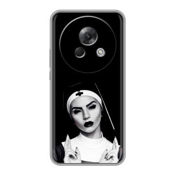 Силиконовый чехол на Meizu Lucky 08 с принтом монашка Силиконовый чехол на Meizu Lucky 08 с принтом монашка