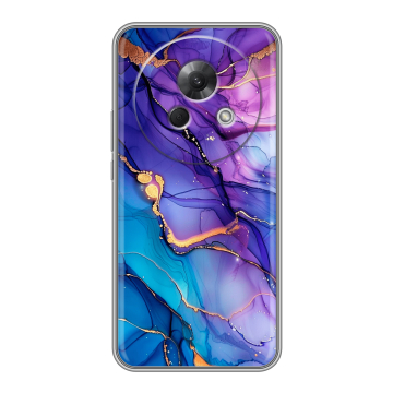 Силиконовый чехол на Meizu Lucky 08 с принтом синий мрамор Силиконовый чехол на Meizu Lucky 08 с принтом синий мрамор