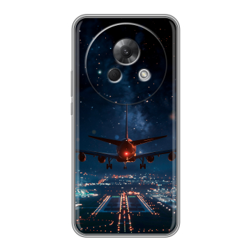 Силиконовый чехол на Meizu Lucky 08 с принтом самолет Силиконовый чехол на Meizu Lucky 08 с принтом самолет