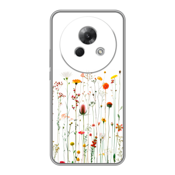 Силиконовый чехол на Meizu Lucky 08 с принтом цветы Силиконовый чехол на Meizu Lucky 08 с принтом цветы