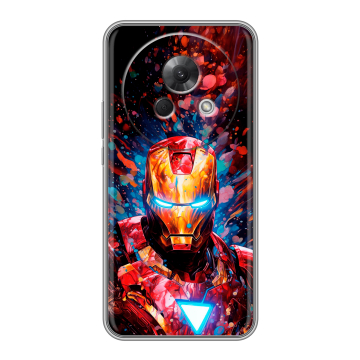 Силиконовый чехол на Meizu Lucky 08 с принтом Железный человек Ironman Силиконовый чехол на Meizu Lucky 08 с принтом Железный человек Ironman