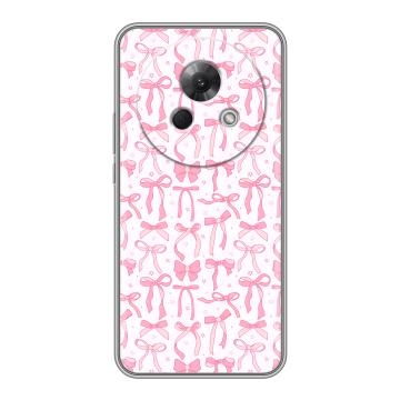 Силиконовый чехол на Meizu Lucky 08 с принтом Розовые бантики Силиконовый чехол на Meizu Lucky 08 с принтом Розовые бантики