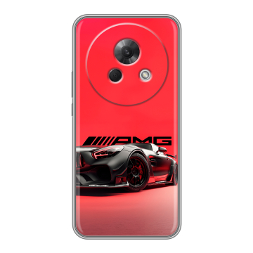 Силиконовый чехол на Meizu Lucky 08 с принтом Мерседес Mercedes AMG