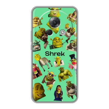 Силиконовый чехол на Meizu Lucky 08 с принтом Шрек Shrek