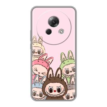 Силиконовый чехол на Meizu Lucky 08 с принтом Лабубу