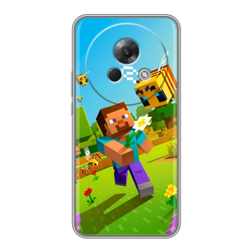 Силиконовый чехол на Meizu Lucky 08 с принтом Майнкрафт Minecraft Силиконовый чехол на Meizu Lucky 08 с принтом Майнкрафт Minecraft